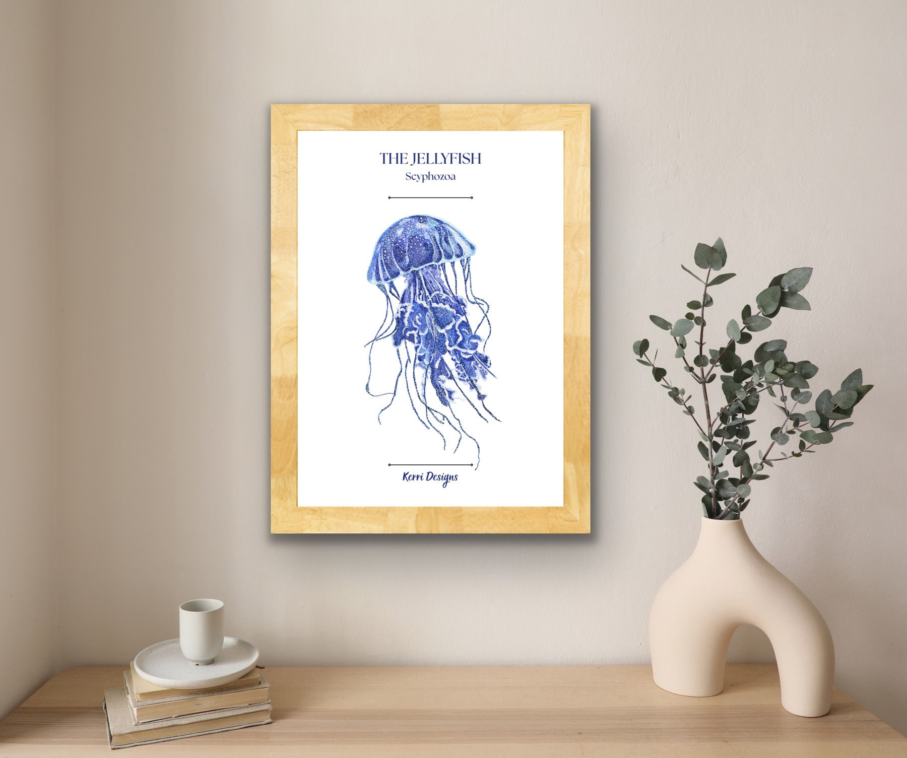 The Jellyfish Fine Art Print with Mount