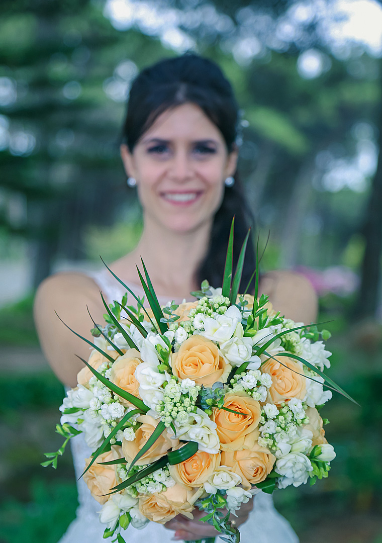 Noiva e Bouquet