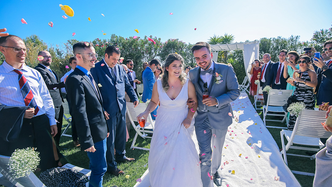 Arroz e muitas Pétalas