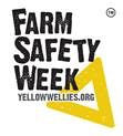 Tilly Pass join with yellow wellies for Farm Safety 2019