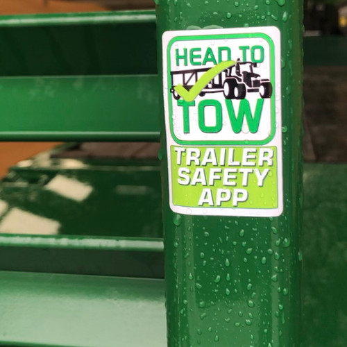 30 Head to Tow Trailer sticker