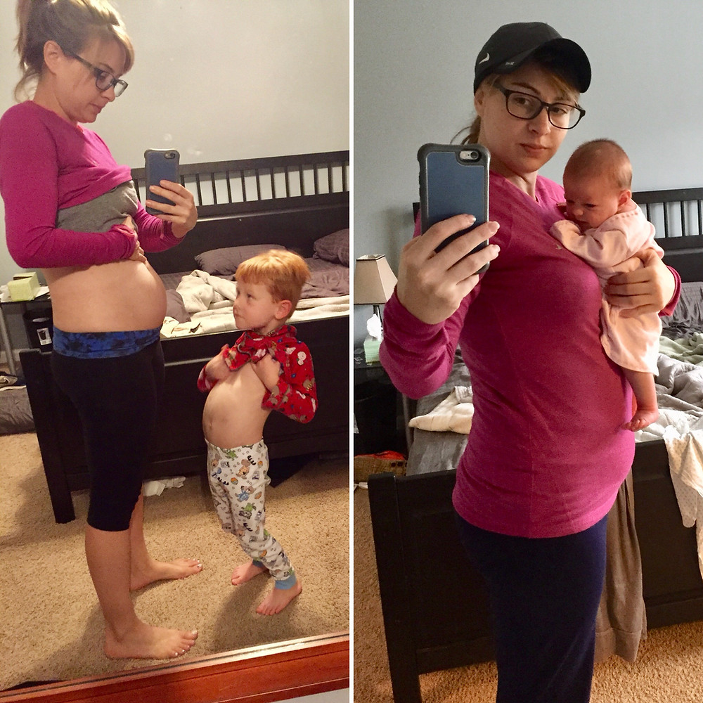 Checking the baby belly
