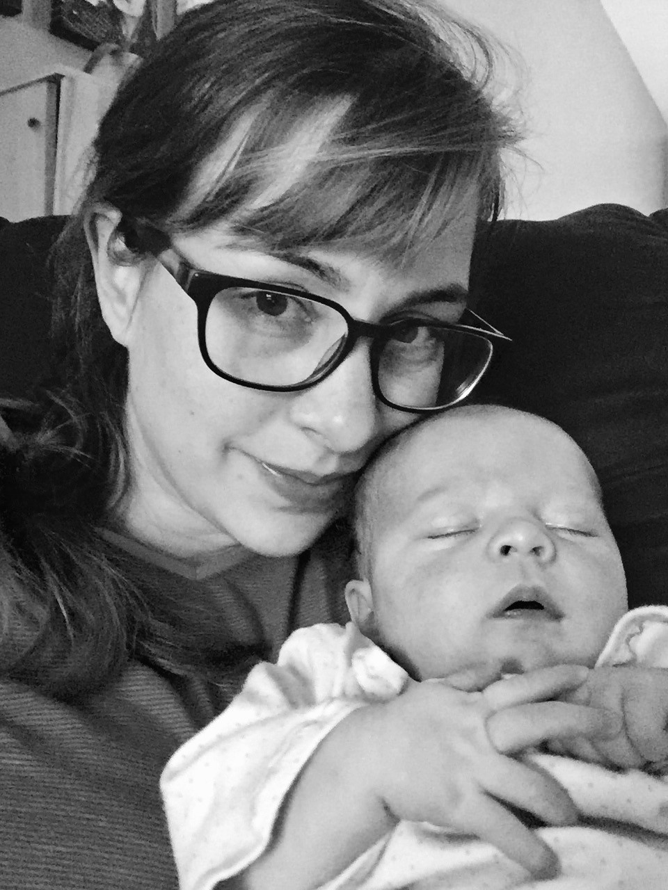 Mom and baby at 6 weeks
