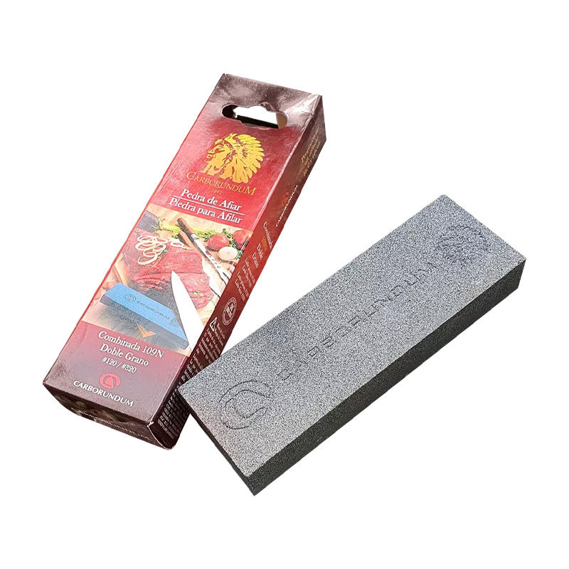 PEDRA DE AMOLAR E AFIAR FACAS - RETANGULAR 109 - CARBORUNDUM - 4816