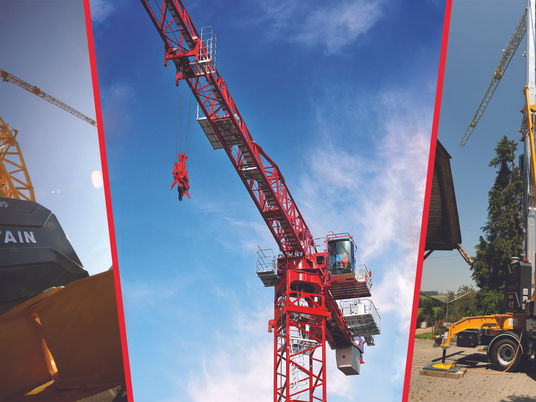 Présentation de nouvelles grues Potain au salon bauma 2022