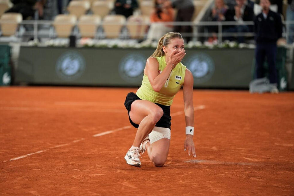Finalista, Chwalinska é o grande nome desta edição de Roland Garros