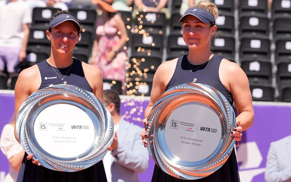 Stefani e Dabrowski conquistam Estrasburgo