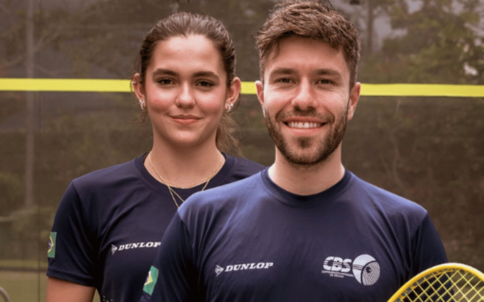 Los Angeles 2028: O caminho de Diego Gobbi e Laura Silva em busca de representar o squash brasileiro