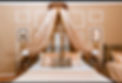 Il letto padronale con baldacchino originaledella Family Suite