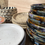 Thumbnail: Trinket/pudding plate || lava fleck/white
