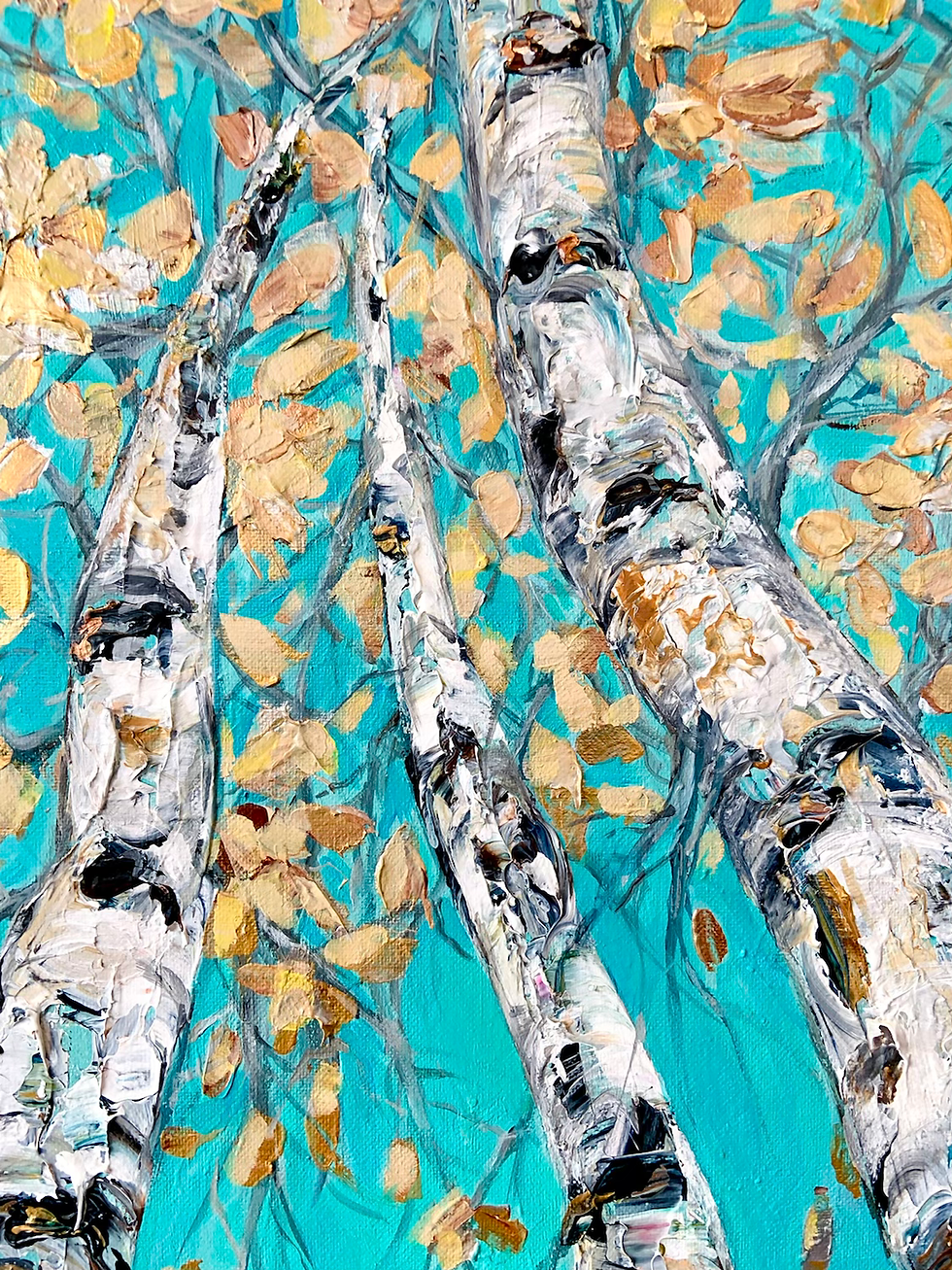 Thumbnail: Golden Birches 16x20"