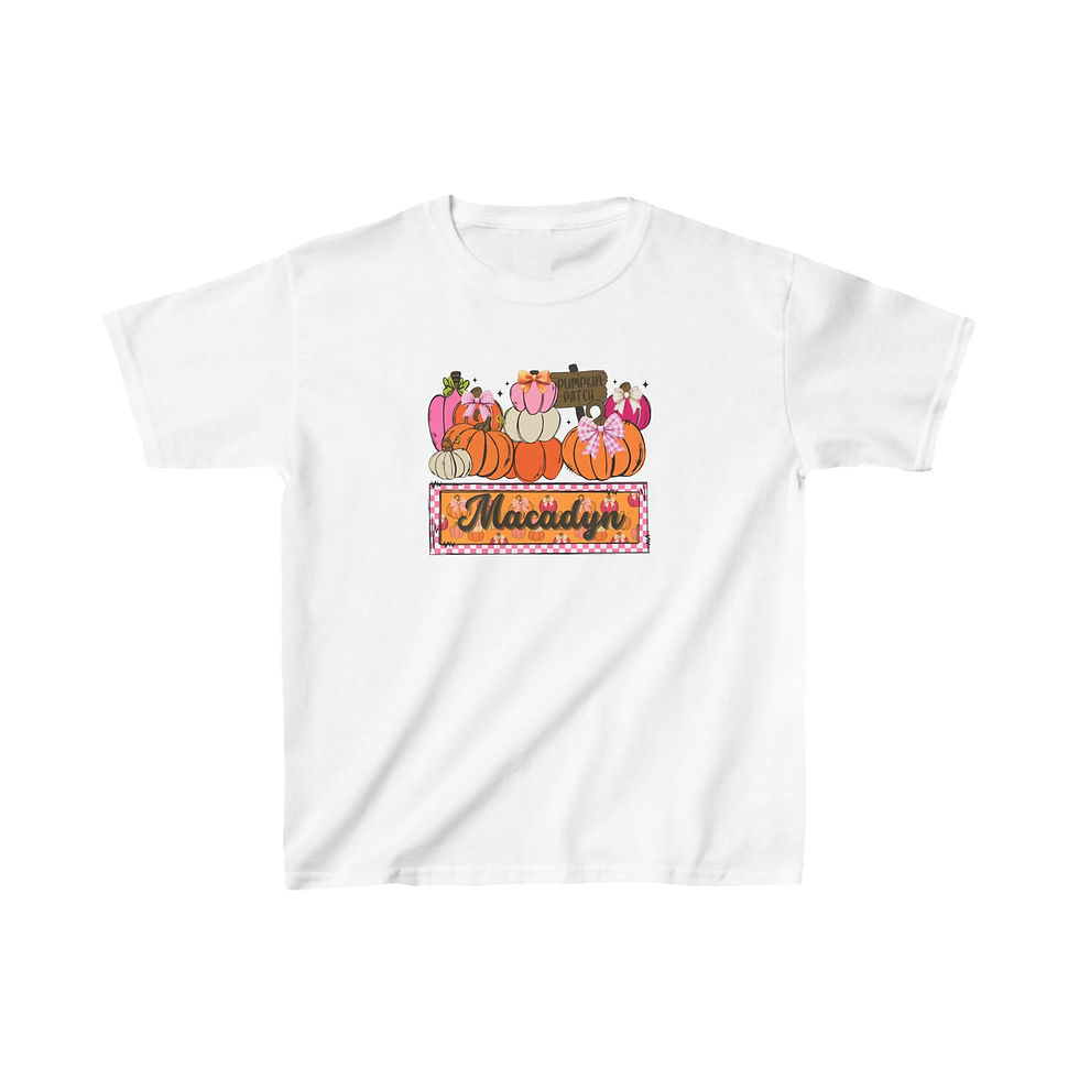 Thumbnail: Girls Pumpkin Patch Personalized