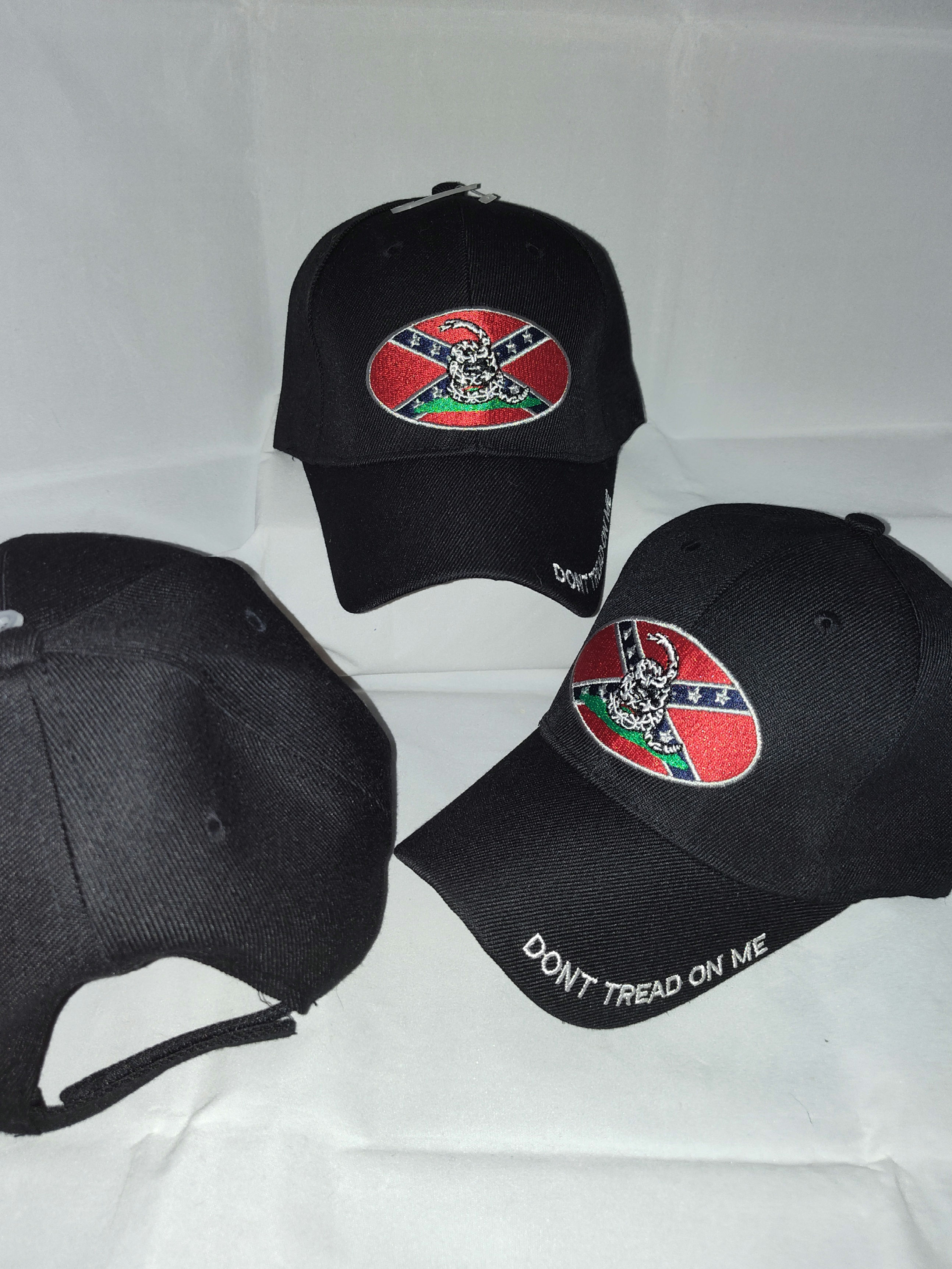 Don't Tread on Me w/ Rebel Flag Ball Cap