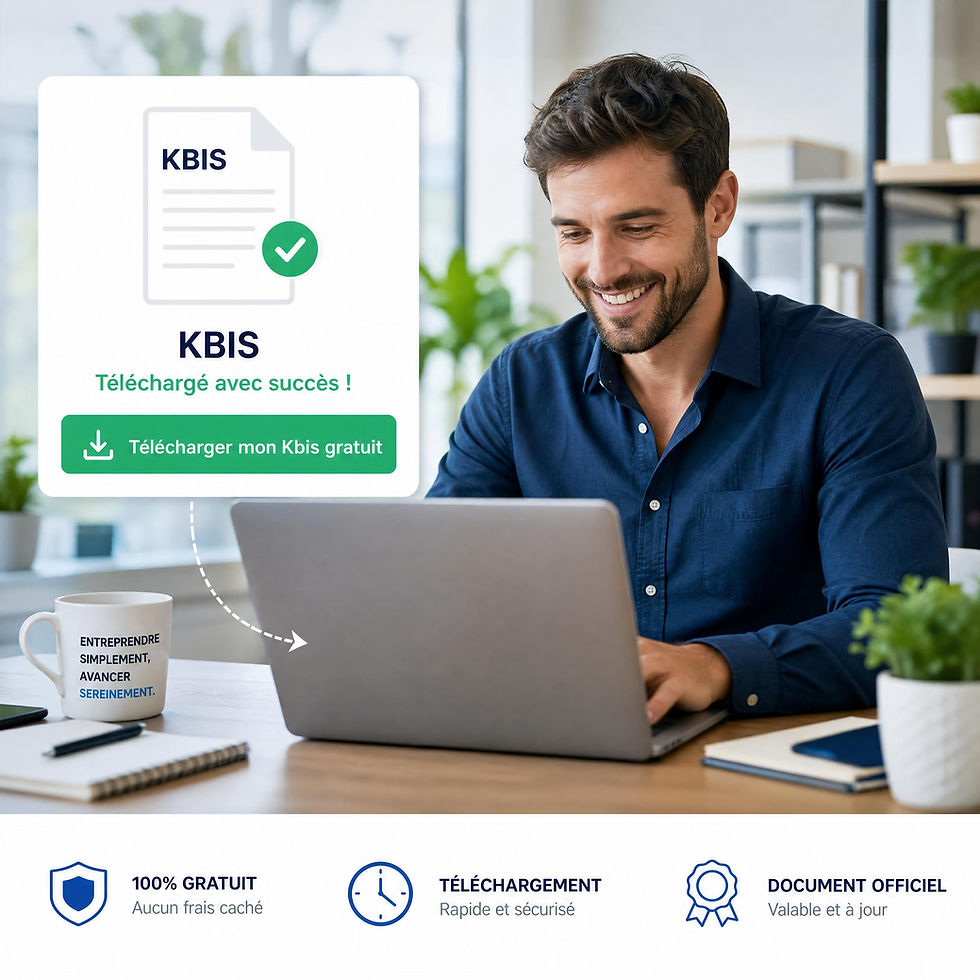 Comment obtenir son Kbis 100% gratuitement via la plateforme officielle MonIdenum