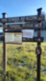 rifugio azzoni cartello trekking