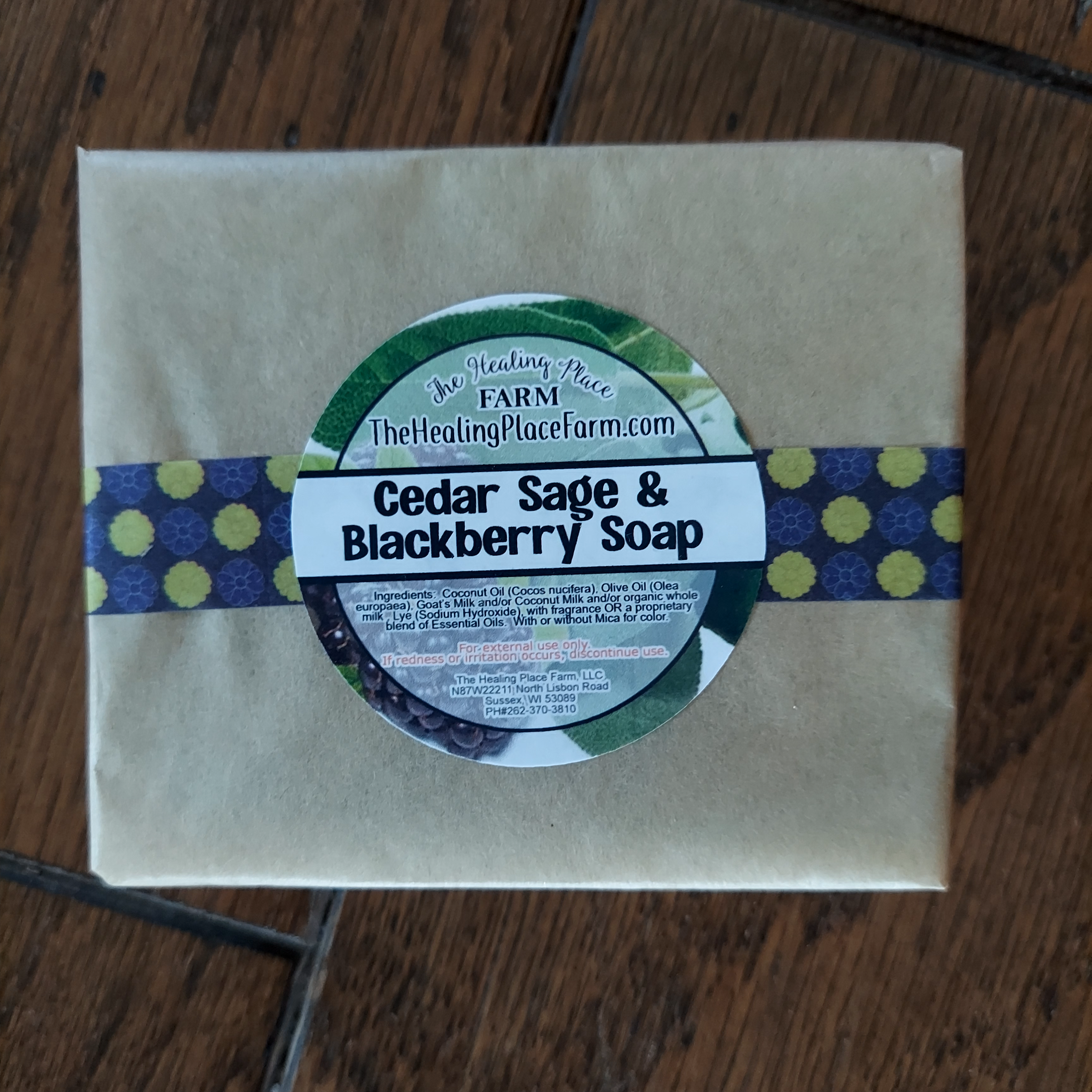 Cedar, Sage & Blackberry Goat's Milk Soap