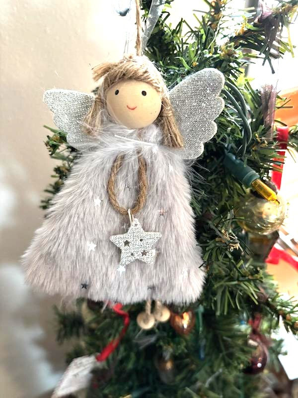 Fluffy Angel Ornament