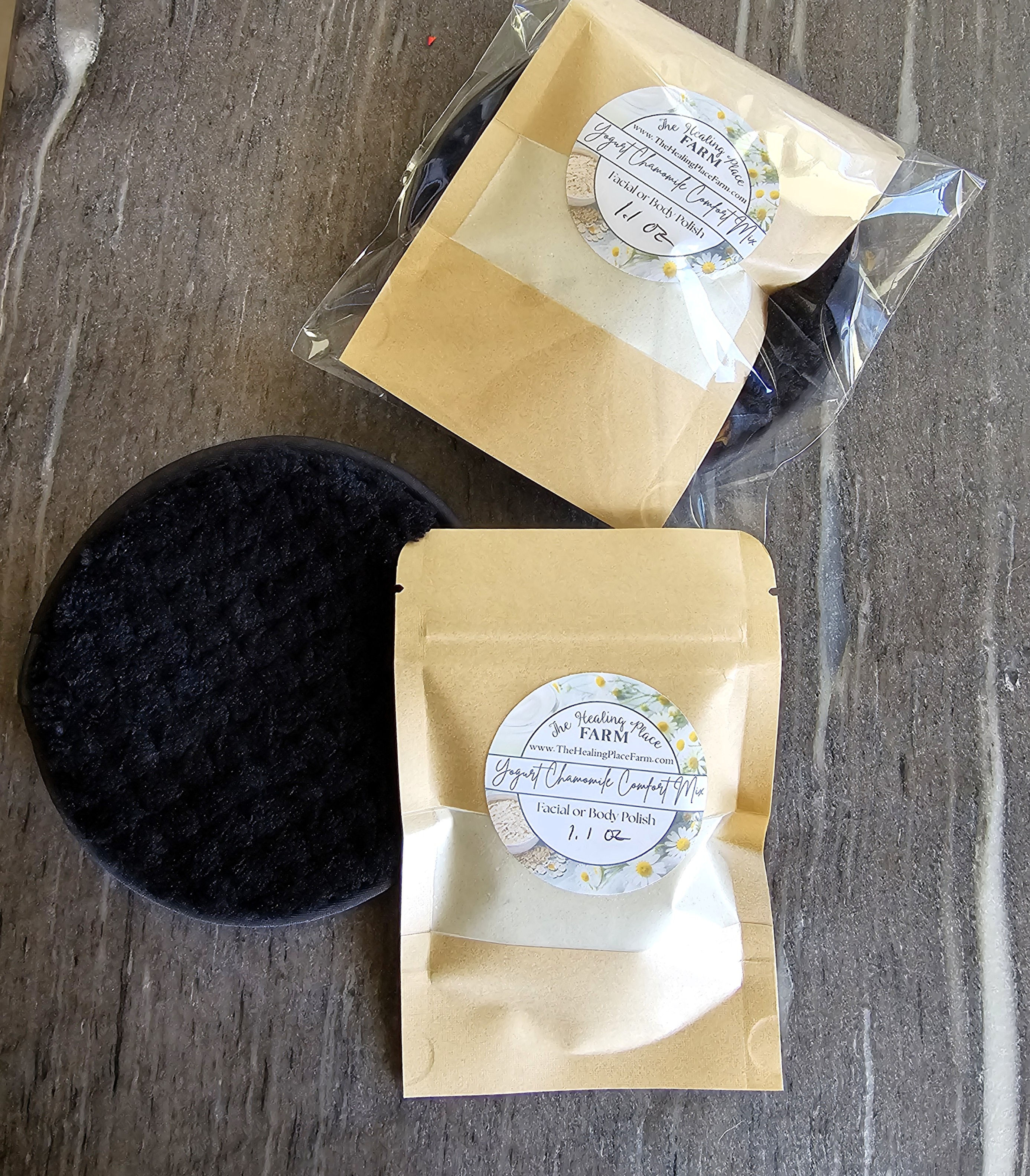 Yogurt Chamomile Comfort Mix & Puff Set