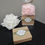 Thumbnail: Full Bar Goat's Milk Soap and Pouf Set