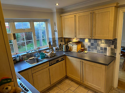 Kitchen renovation before picture