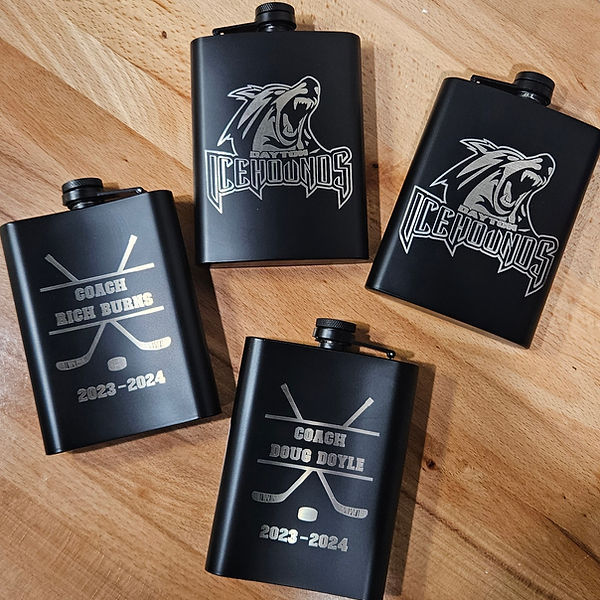 Thumbnail: Matte Black Flask (8oz)