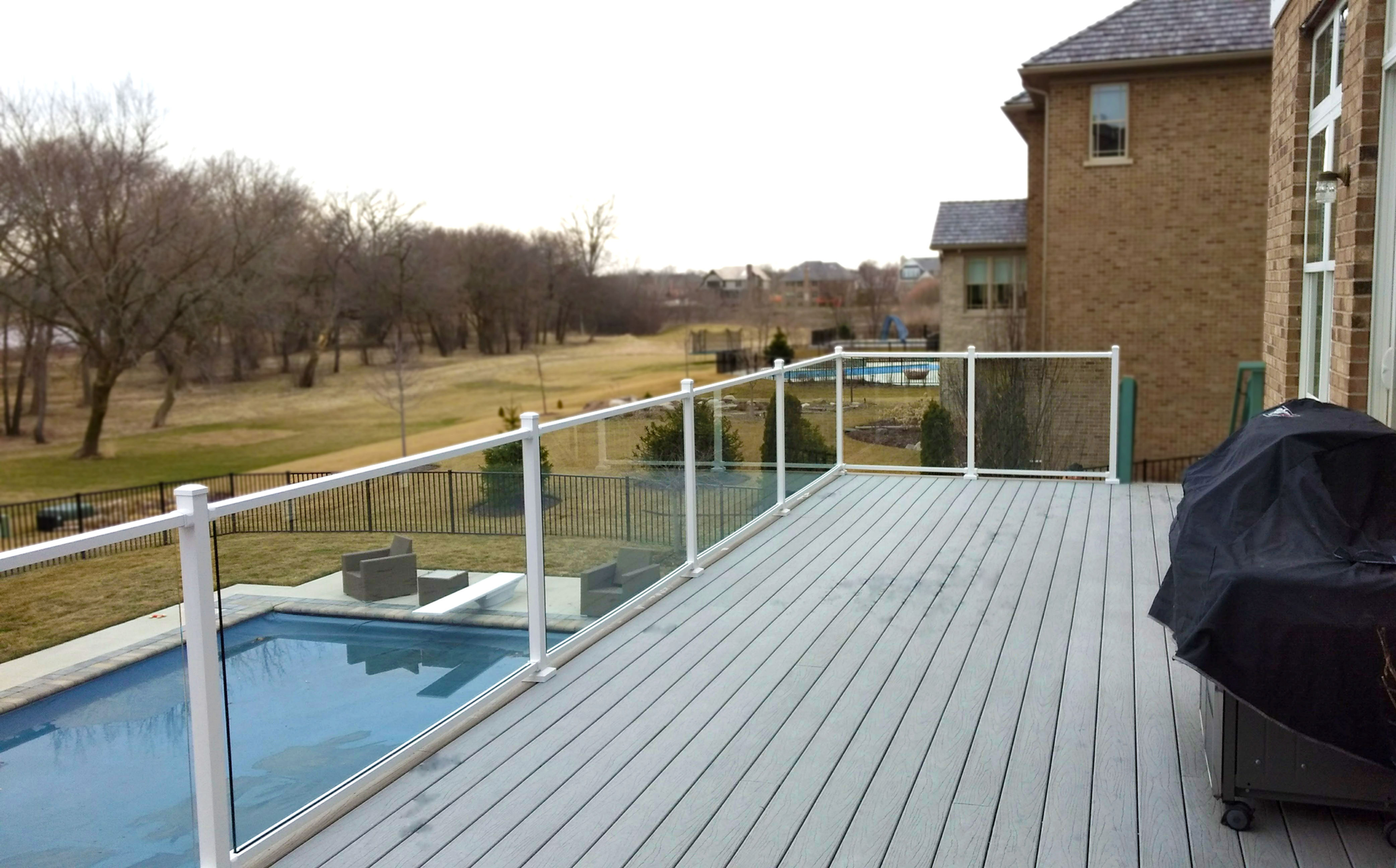 Westbury Veranda Glass Railing