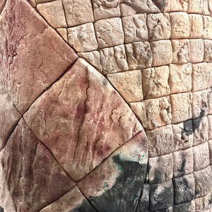 barrel fired sculpture, carbon effects on ceramics, pit fired ceramic sculptures