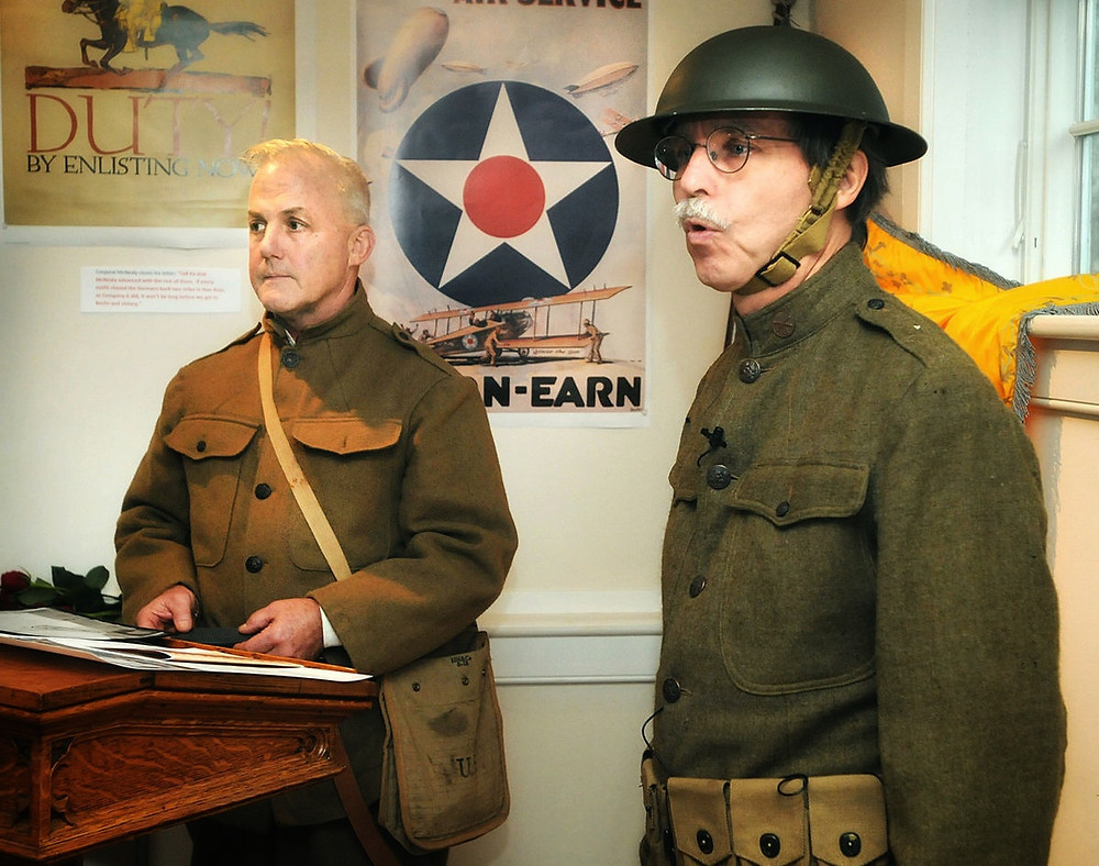 Eugene Hough (l) with Barry Johnson (r)