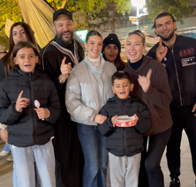 Lily Jay and Her Family Celebrate the New Year by Giving to the Poor