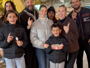 Lily Jay and Her Family Celebrate the New Year by Giving to the Poor