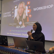 Lily Jay Speaking at Taiwan Grand mosque