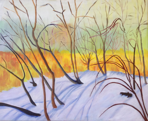 Winter Meets Spring at Marsh's Edge