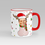Thumbnail: Personalised Willy Face Christmas Mug