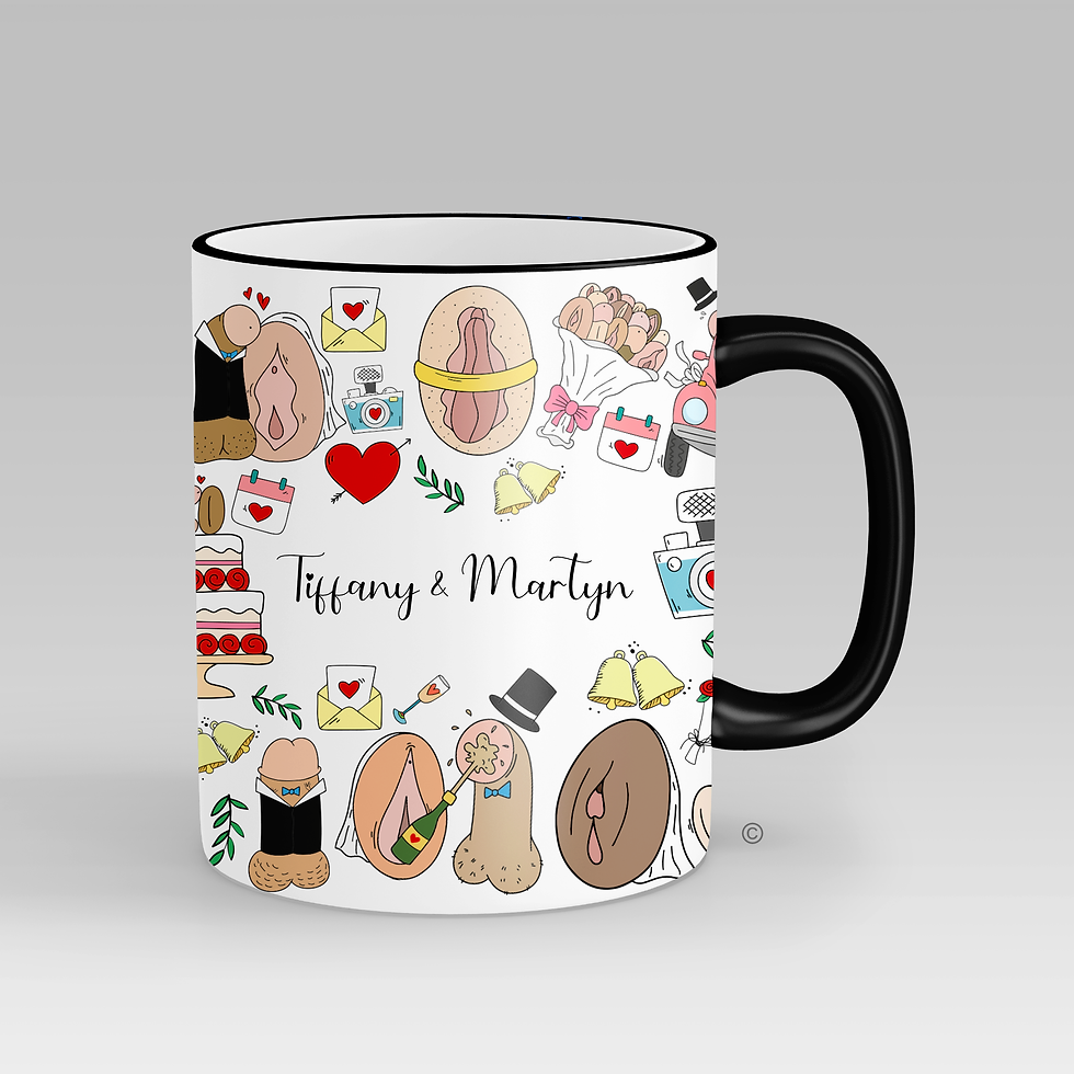 Thumbnail: Personalised Mr & Mrs Mug