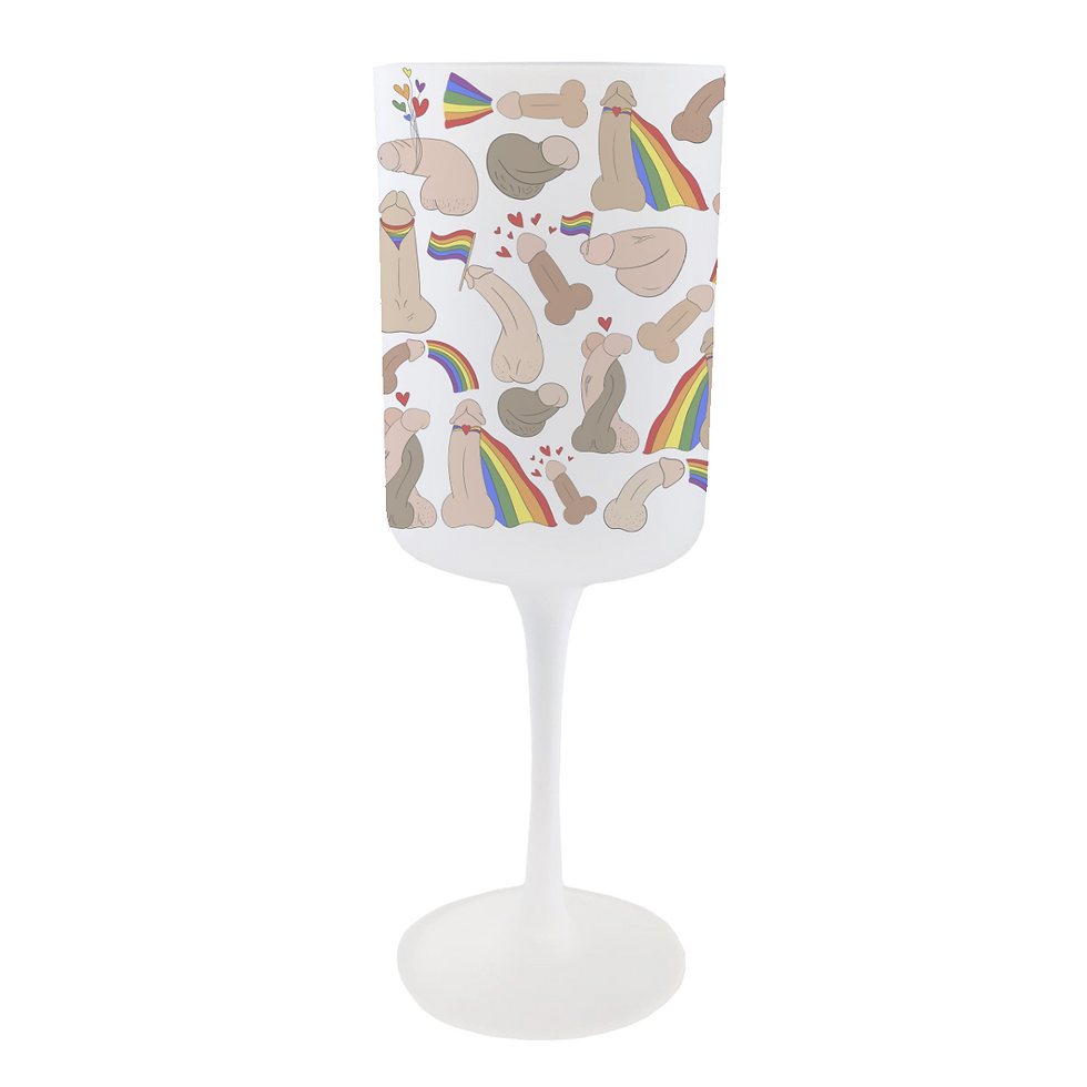 Pride Wine Glass