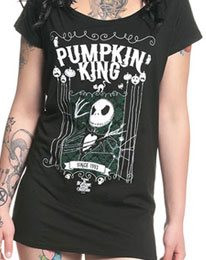 T-Shirt (Girlie) - Nightmare Before Christmas - King Jack