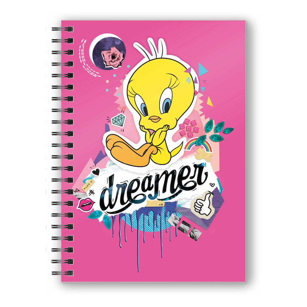 Notizbuch - Looney Tunes - Dreamer (3D-Effekt)
