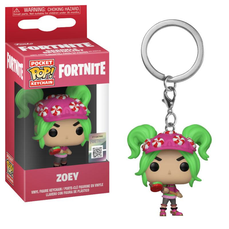 Funko POP! Schlüsselanhänger - Fortnite - Zoey (4cm)