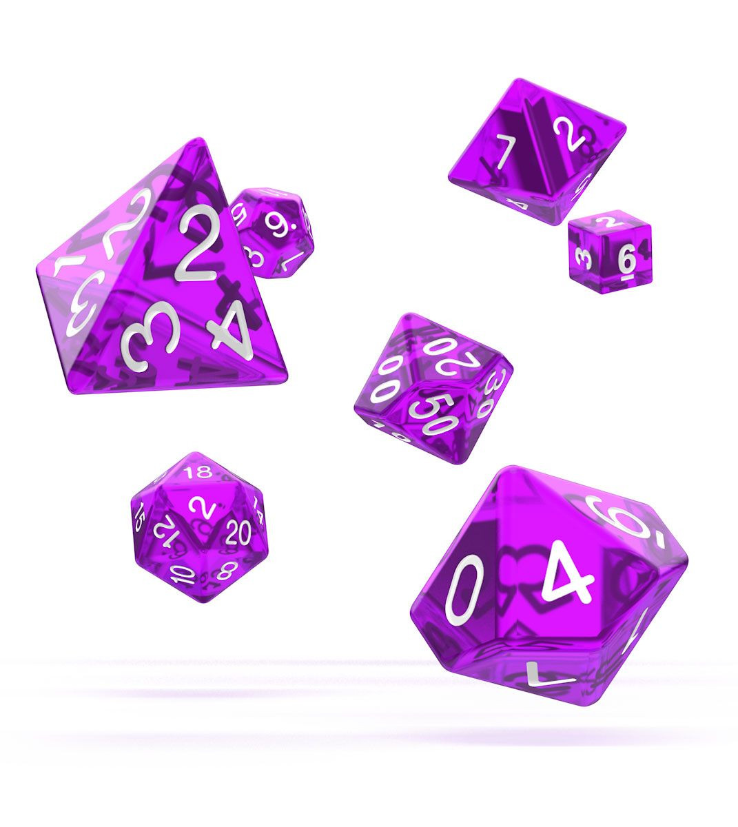 Oakie Doakie Dice - RPG Würfel Set (7) - Lila