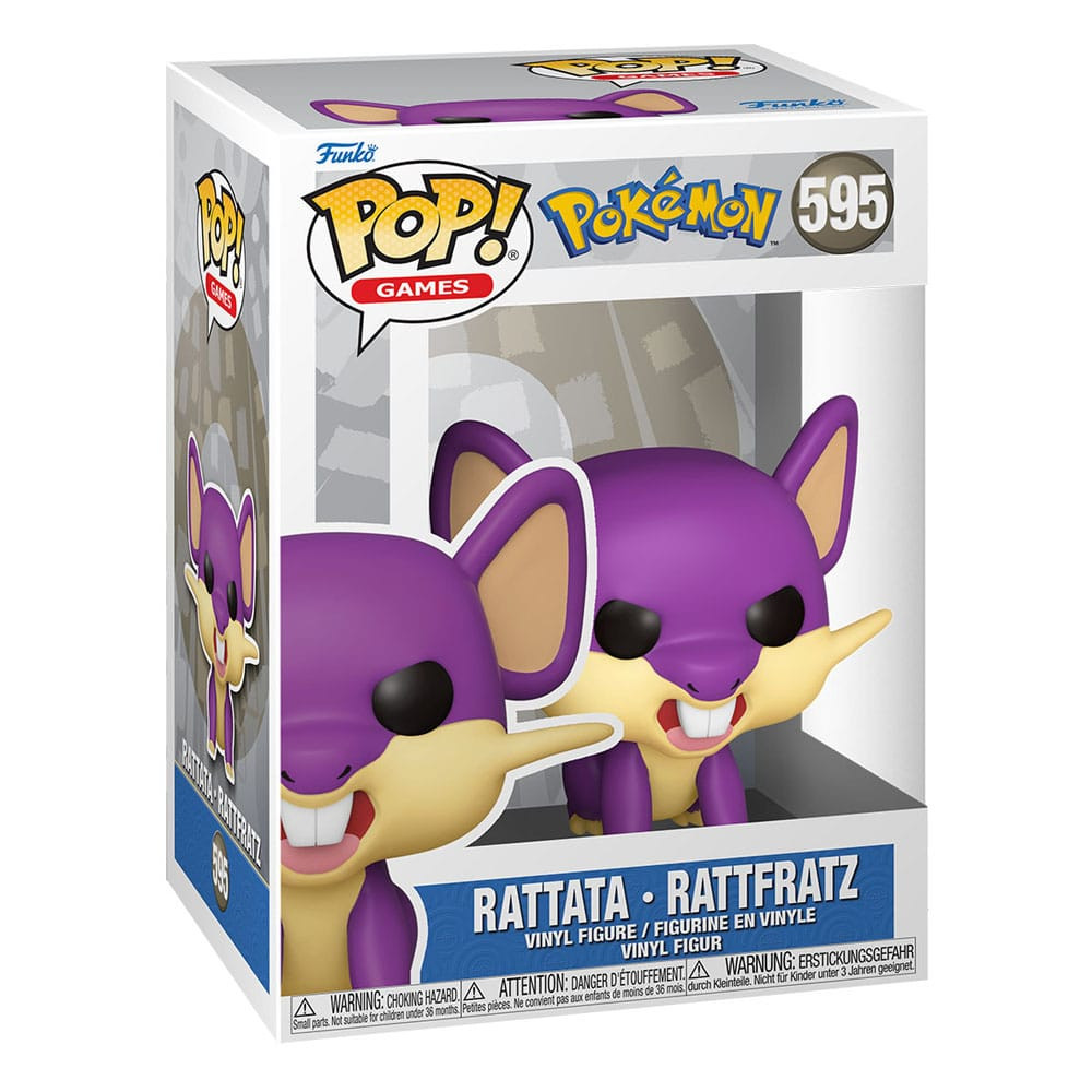 Funko POP! 595 - Pokemon - Rattfratz (9cm)