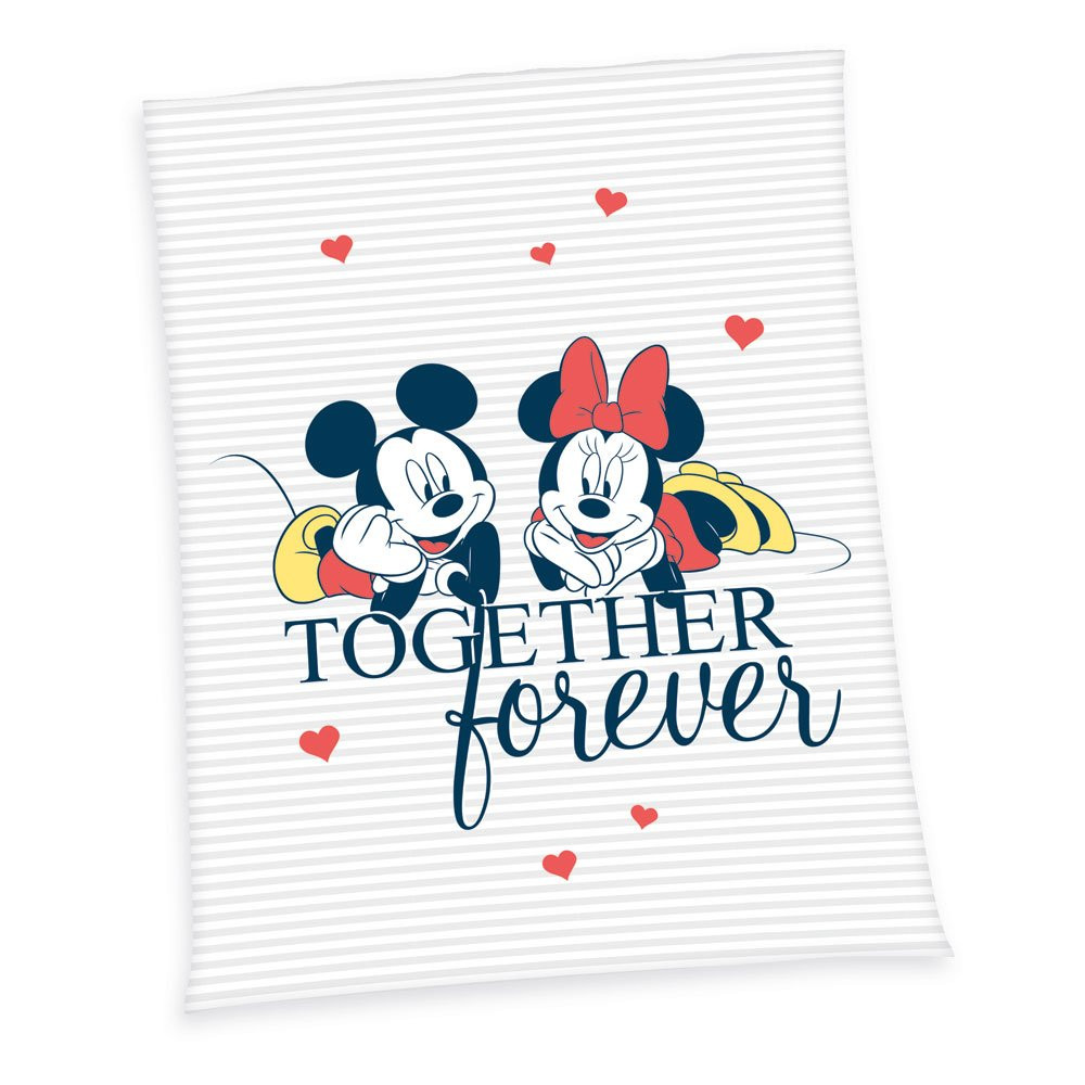 Fleecedecke - Disney - Mickey & Minnie Together Forever (150x200cm)