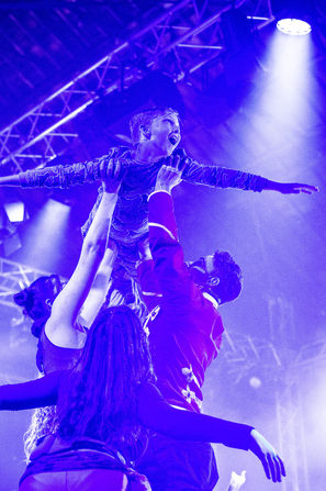 Micheal flying