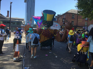 Manchester Young Lives & One Manchester heading off on the parade