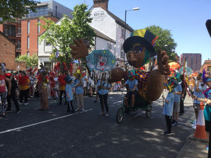 Manchester Young Lives & One Manchester heading off on the parade