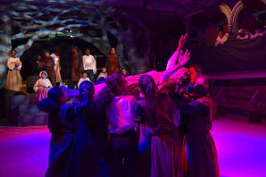 The body of King Duncan being carried away