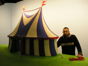Model of a circus big top