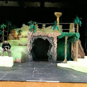 Set for The Jungle Book