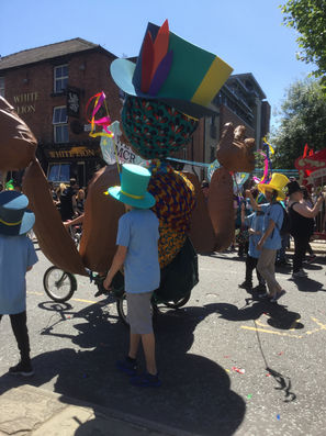 Manchester Young Lives & One Manchester about to head off on the parade