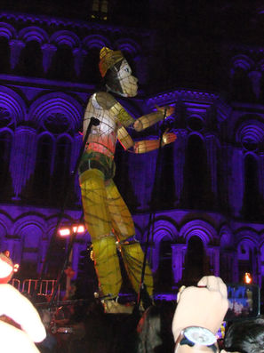 Lakshman lantern puppet
