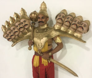 Ravana with his Chandrahasa and mace